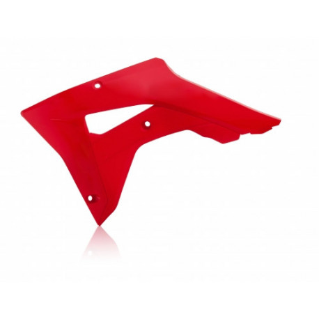 RADIATOR SCOOPS HONDA CRF 250-300 RX 19-23 + CRF 450 X/L/RX 19-20 - RED