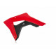 Ouies de radiateurs Honda CRF 250-300 RX 19-23 + CRF 450 X/L/RX 19-20 - Rouge/Noir