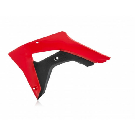 Ouies de radiateurs Honda CRF 250-300 RX 19-23 + CRF 450 X/L/RX 19-20 - Rouge/Noir