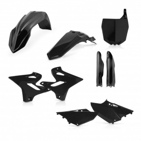 FULL PLASTIC KIT YAMAHA WR 125 2T 2018 - BLACK