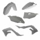 Kit Plastique Kawasaki KX450 19-23 + KX250 21-23 - Gris