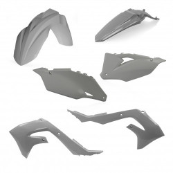 PLASTIC KIT KAWASAKI KX450 19-23 + KX250 21-23 - GREY