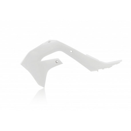 RADIATOR SCOOPS KAWASAKI KX 450 19-23 + KX 250 21-23 - WHITE