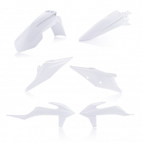 PLASTIC KIT KTM EXC + EXCF + XC-W 20-23 + XCF-W 500 20-23 - PURE WHITE