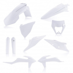 Full kit plastique KTM EXC + EXCF + XC-W + XCF-W 20-23 - Blanc Pure
