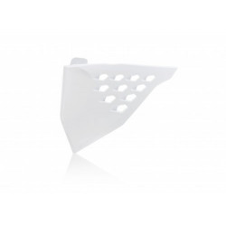 AIR BOX COVER VENTED KTM SX/SXF 19-22 + EXC/EXCF 20-23 - PURE WHITE