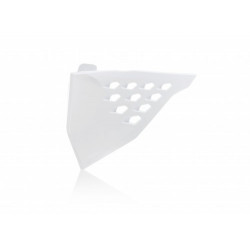 Plastique Boite à Air Ventilé KTM SX/SXF 19-22 + EXC/EXCF 20-23 - Blanc Pure