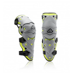 KNEE GUARDS EVO LIMITED - GREY/YELLOW