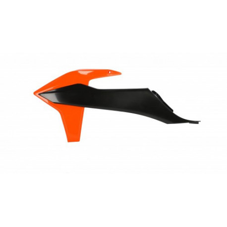 Ouies de radiateurs KTM SX-SXF 19-22 / EXC-EXCF 20-23 - Noir/Orange