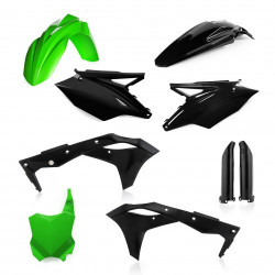 Full Kit Plastique Kawasaki KXF250 17-20 - Noir/Vert