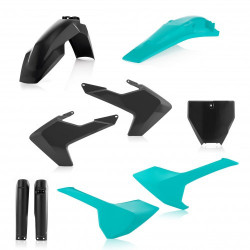 Full Kit Plastique HVA TC/FC 16-18 (NO TC 250 16) - Black/Teal Green