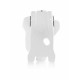 Sabot Moteur KTM EXCF250/350 18-19 + HVA FE 250/350 18-19 - Blanc