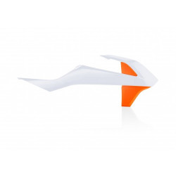 RADIATOR SCOOPS KTM SX 85 18-23 + GASGAS MC 85 21-23 - WHITE/ORANGE