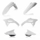 PLASTIC KIT HONDA CRF450 21-23 + CRF250 22-23 - WHITE/BLACK