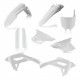 Full Kit Plastique Honda CRF 250/300 RX 22-23 + CRF 450 RX 21-23 - Blanc
