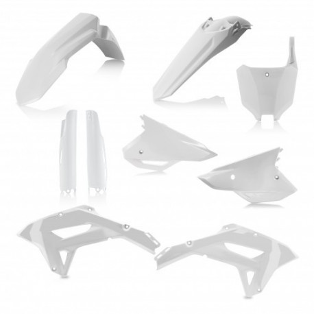Full Kit Plastique Honda CRF 250/300 RX 22-23 + CRF 450 RX 21-23 - Blanc