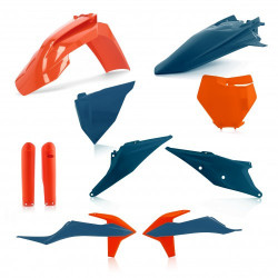 FULL PLASTIC KIT KTM SX/SXF 19-22 - BLUE/ORANGE