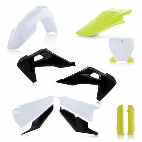 FULL PLASTIC KIT HVA TC/FC 19-22 - WHITE/BLACK