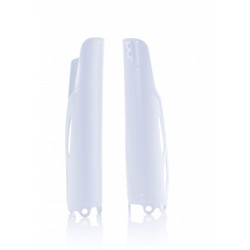 LOWER FORK COVER HONDA CRF250 + CRF450 19-23 - PURE WHITE