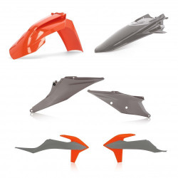 Kit plastique KTM EXC + EXCF + XC-W 20-23 + XCF-W 500 20-23 - Gris/Orange