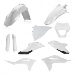 Full Kit Plastique GasGas EC250/300 21-23 + ECF250/350 21-23 - Blanc/Noir