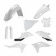 FULL PLASTIC KIT GASGAS EX300 21-23 + EXF250/350/450 + MC125 + MCF250/450 21-23 - WHITE/BLACK