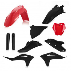 Full Kit Plastique GasGas EX300 21-23 + EXF250/350/450 + MC125 + MCF250/450 21-23 - Rouge/Noir