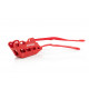 SET CHAIN GUIDE + CHAIN SLIDER HONDA CRF250 20-23 + CRF450 19-23 - RED