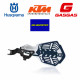 K-FUTURE HANDGUARDS HVA + KTM + GASGAS + SHERCO - WHITE/BLUE