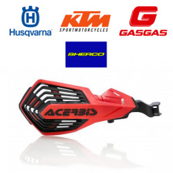 K-FUTURE HANDGUARDS HVA + KTM + GASGAS + SHERCO - RED/BLACK