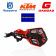 K-FUTURE HANDGUARDS HVA + KTM + GASGAS + SHERCO - RED/BLACK