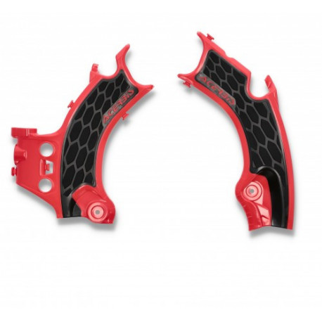 X-GRIP FRAME PROTECTOR HONDA CRF450 21-23 + CRF250 22-23 - RED/BLACK