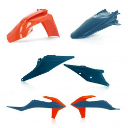 Kit plastique KTM EXC + EXCF + XC-W 20-23 + XCF-W 500 20-23 - Bleu/Orange