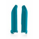 Protèges fourches Kawasaki KXF250 17-23 + KXF450 16-23 - Turquoise Métallique