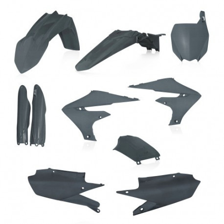 Full Kit Plastique Yamaha YZF250 19-23 + YZF450 18-22 - 7 PIECES - Gris Métallique