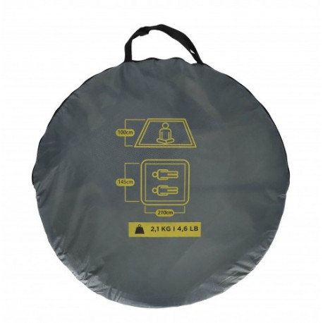 PADDOCK TENT WITH AUTOMATIC OPENING - YELLOW/BLACK