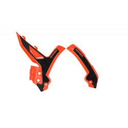 X-GRIP FRAME PROTECTOR KTM SX-SXF 2023 - ORANGE/BLACK