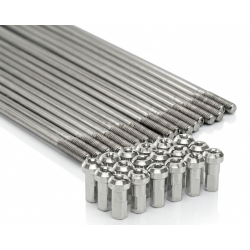 OEM Spokes + Nipples Pack - Front wheel 21" - Kawasaki 125/250 KX 89-05 + 500 KX 89-04 + 250 KXF 04-05 (pack x36)