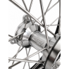 Paire de roues MX PROSTUF 65cc - KTM / GASGAS / HVA - 25-27 - Moyeux Titane / Jante noires - Grandes roues 17/14
