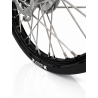 Paire de roues MX PROSTUF 65cc - KTM / GASGAS / HVA - 25-27 - Moyeux Titanium & Jante noires 14/12