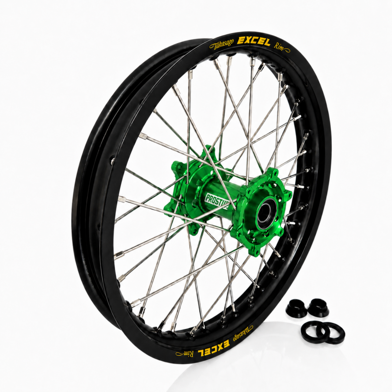 FUSION MX Rear wheel - Excel Takasago - Kawasaki 125-250 KX 90-02 + 500 KX 90-04 - Customizable