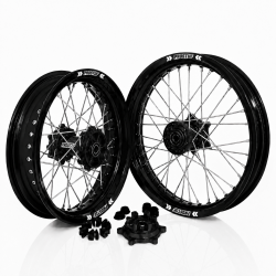 Paire de roues Supermotard PROSTUF avec amortisseur de couple - Triumph TF 250/450 C-E-X-RC - Personnalisable