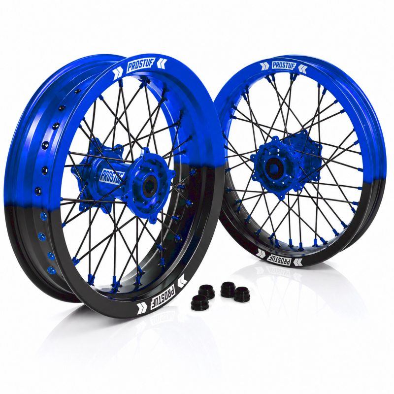 Paire de roues Supermotard PROSTUF - 100% Personnalisable