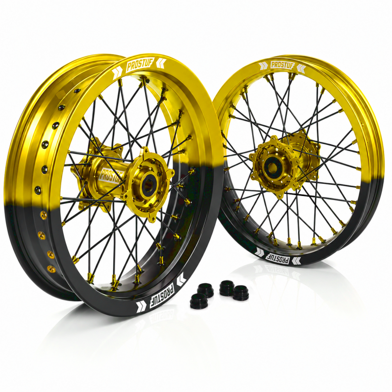 PROSTUF Supermoto Wheelset - Suzuki 250 RMZ 07-25 + 450 RMZ 05-25 - Customizable