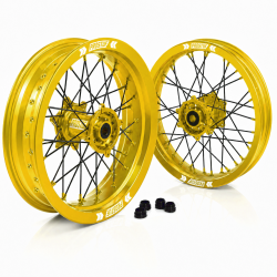 PROSTUF Supermoto Wheelset - Suzuki RM125 96-07 + RM250 96-08 + RMZ 250 01-06 - Customizable