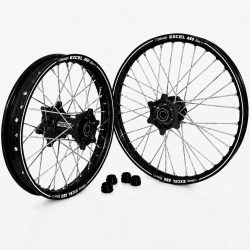 Paire de roues MX FUSION - Excel A60 - Kawasaki 125-250 KX 93-03 + 500 KX 94-04 - Personnalisable