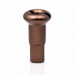 PROSTUF Aluminum Nipple - 4 mm / 8G - unit - Bronze