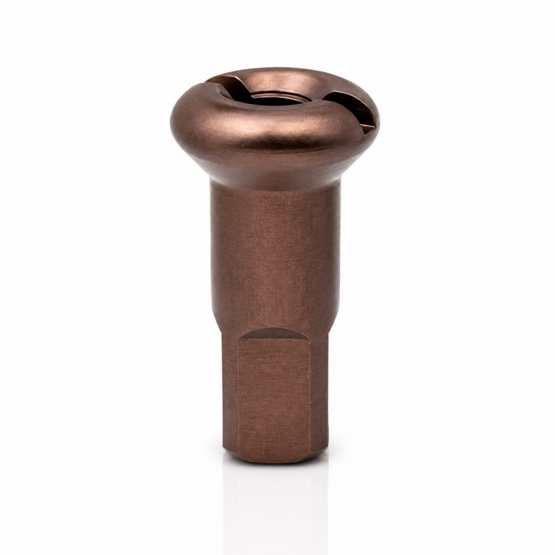 PROSTUF Aluminum Nipple - 4 mm / 8G - unit - Bronze