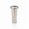 PROSTUF Brass Nipple - 4 mm / 8G - unit - Silver