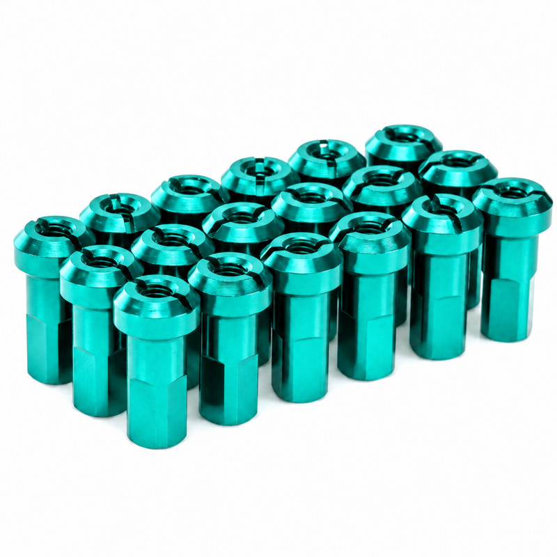 PROSTUF Aluminum Nipples pack 4 mm / 8G (pack x36) - Aqua